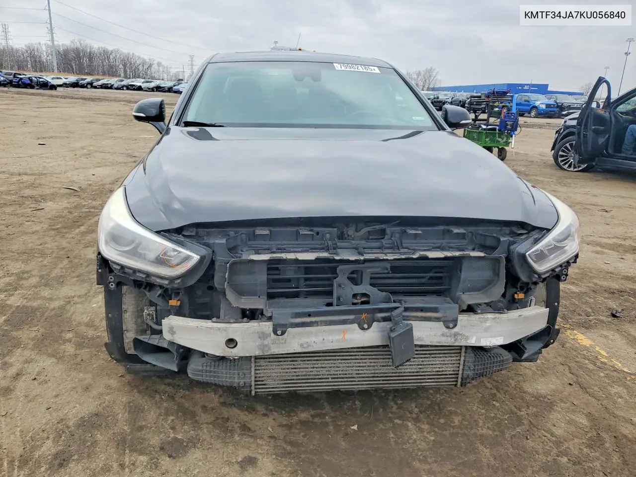 2019 Genesis G90 3.3T Premium VIN: KMTF34JA7KU056840 Lot: 79982185