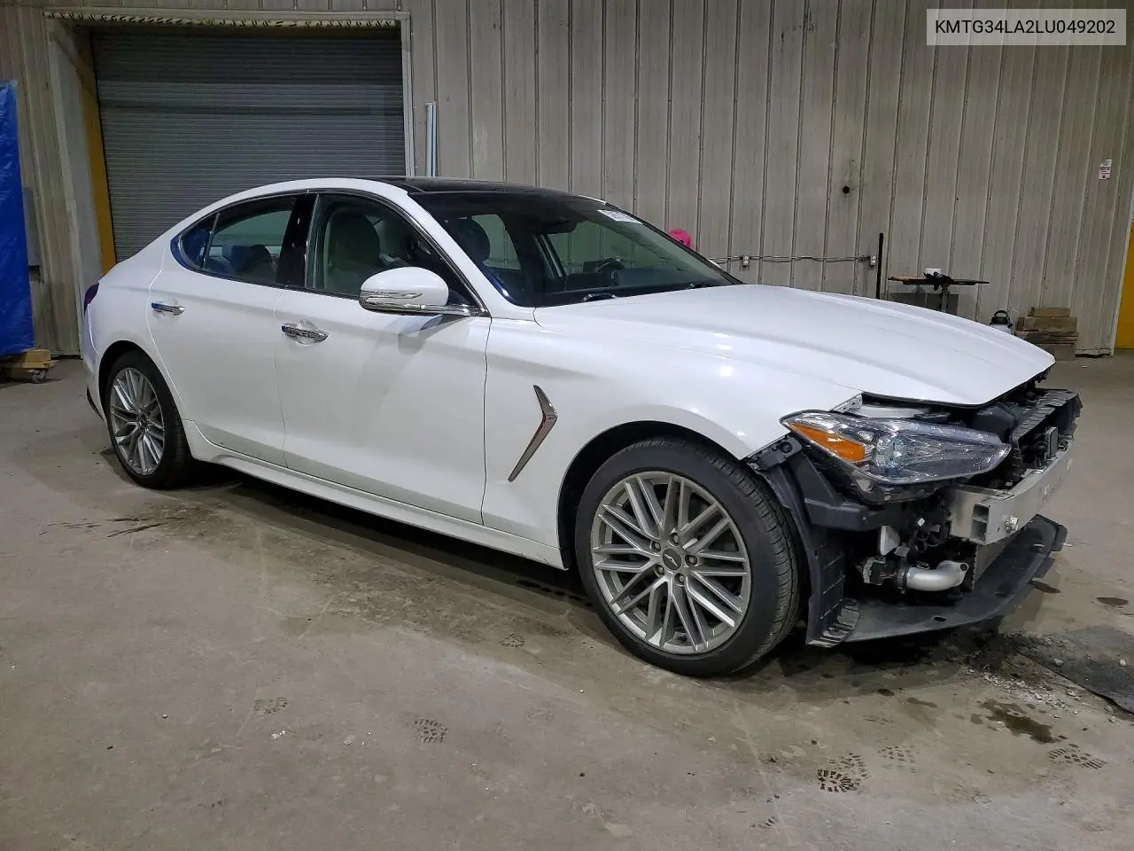 2020 Genesis G70 Elite VIN: KMTG34LA2LU049202 Lot: 52674736