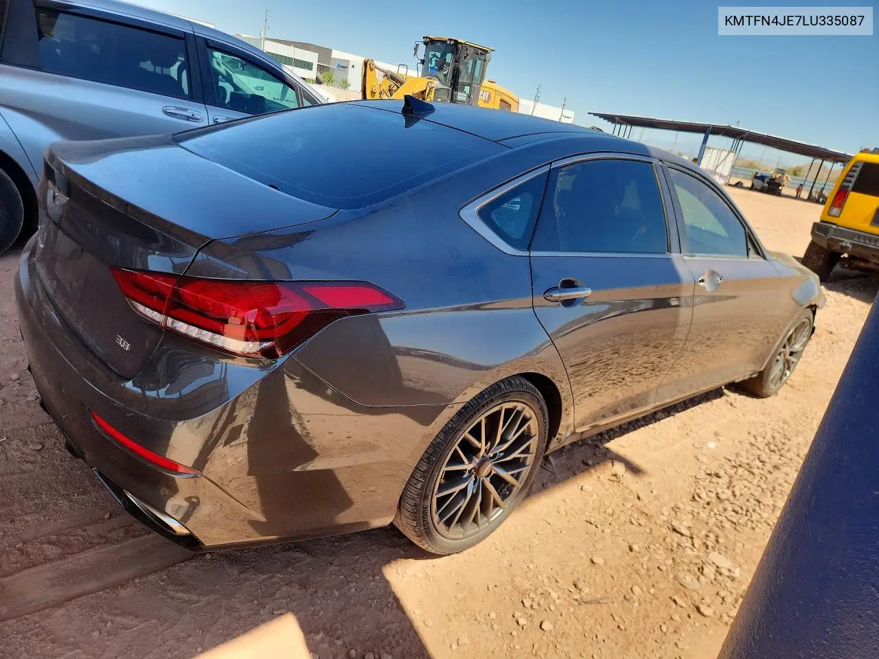 2020 Genesis G80 3.8 VIN: KMTFN4JE7LU335087 Lot: 55424726