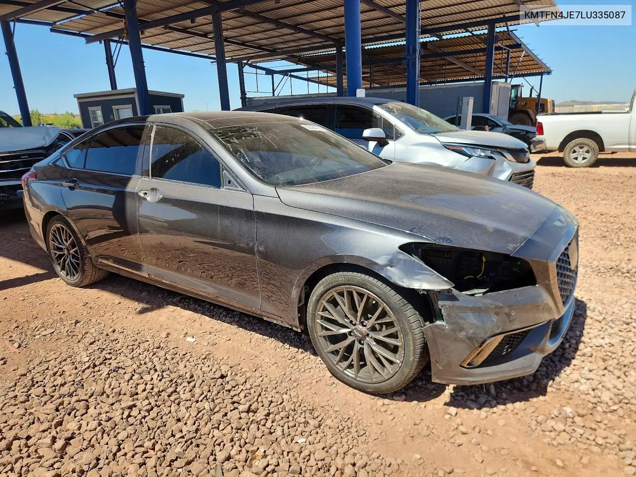 2020 Genesis G80 3.8 VIN: KMTFN4JE7LU335087 Lot: 55424726