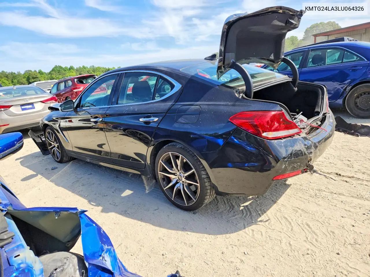 2020 Genesis G70 Sport VIN: KMTG24LA3LU064326 Lot: 55841756