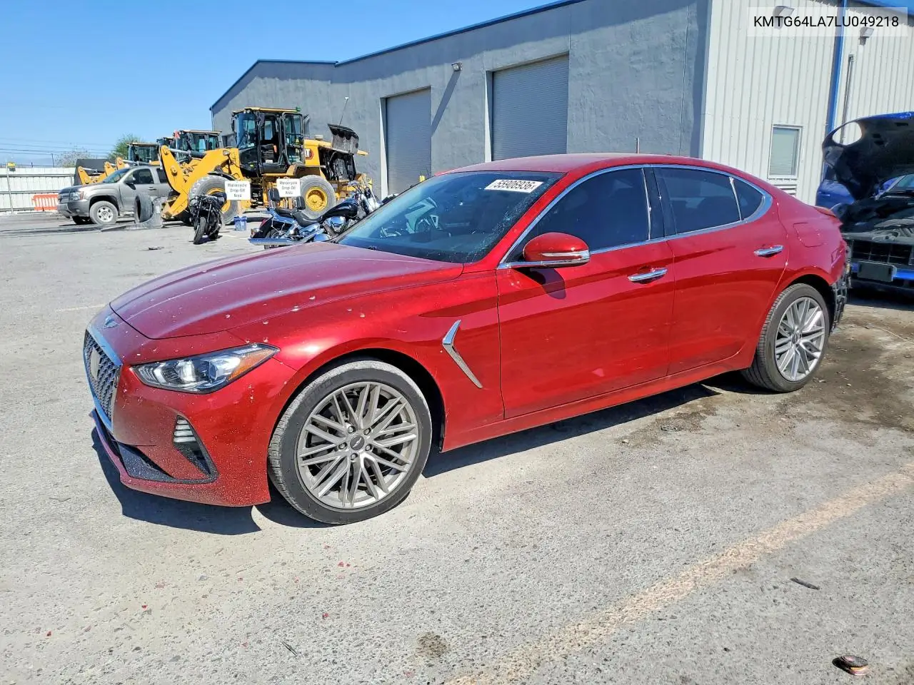 2020 Genesis G70 2.0T VIN: KMTG64LA7LU049218 Lot: 55906936