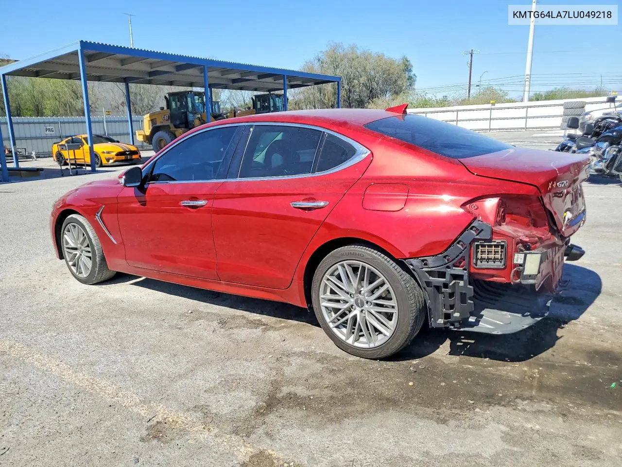 2020 Genesis G70 2.0T VIN: KMTG64LA7LU049218 Lot: 55906936
