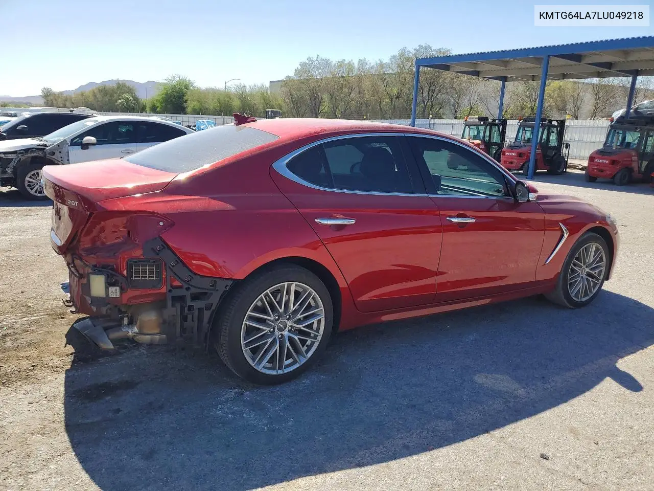 2020 Genesis G70 2.0T VIN: KMTG64LA7LU049218 Lot: 55906936