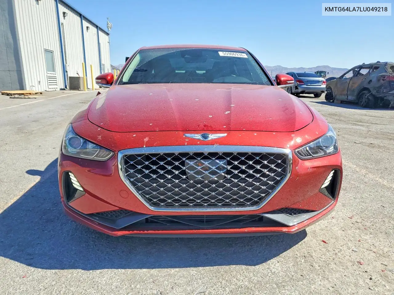 2020 Genesis G70 2.0T VIN: KMTG64LA7LU049218 Lot: 55906936
