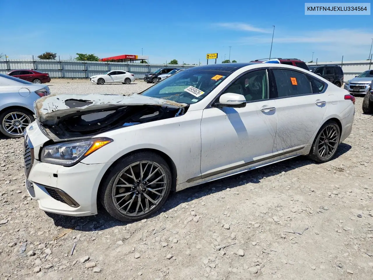 2020 Genesis G80 3.8 VIN: KMTFN4JEXLU334564 Lot: 55959626
