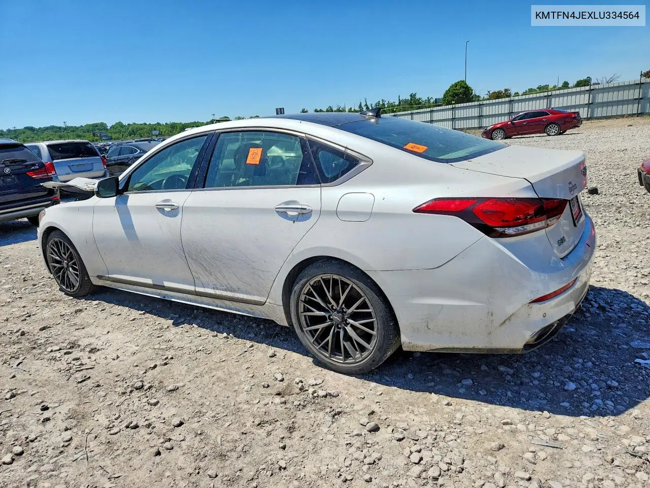 2020 Genesis G80 3.8 VIN: KMTFN4JEXLU334564 Lot: 55959626