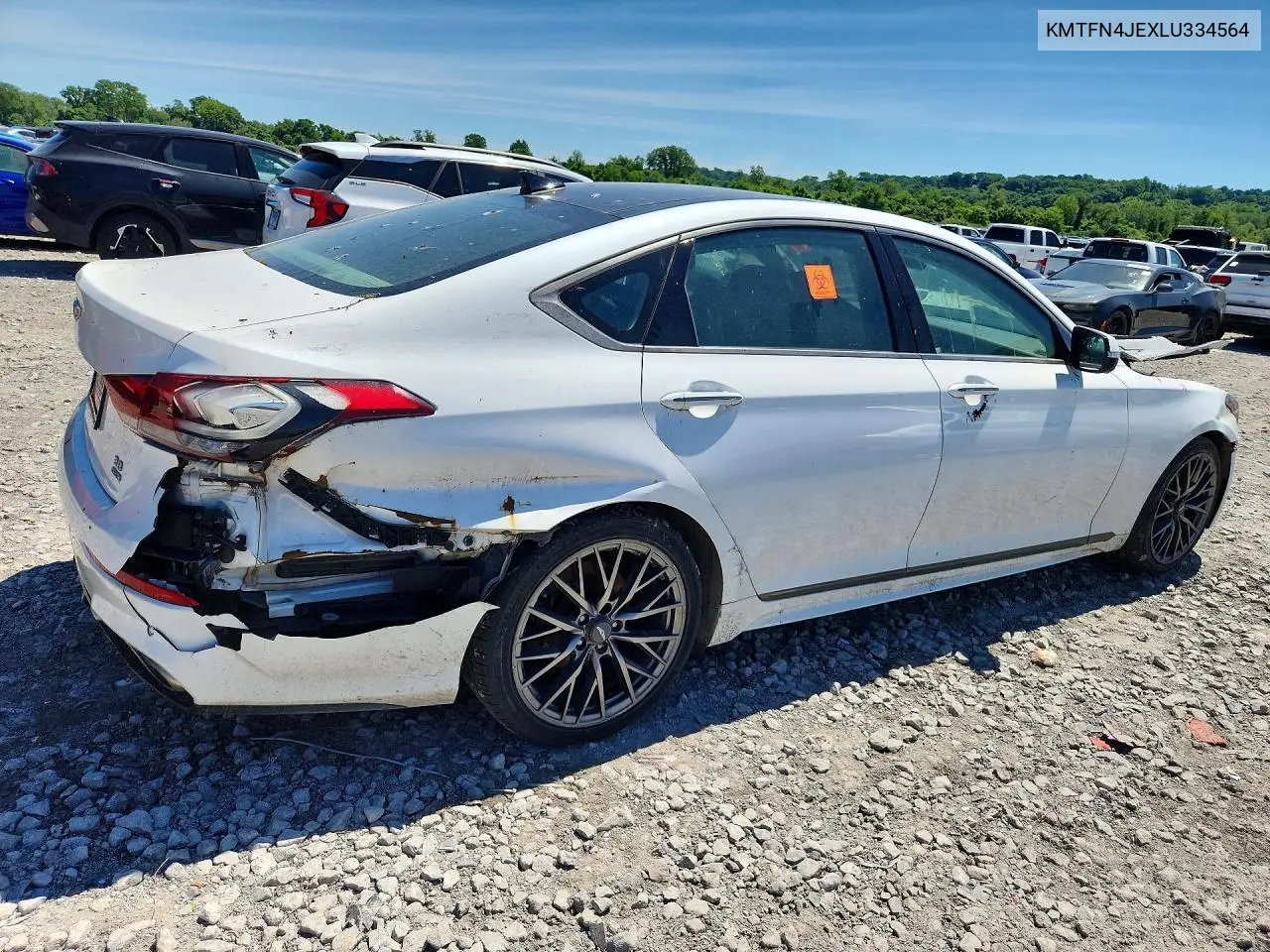 2020 Genesis G80 3.8 VIN: KMTFN4JEXLU334564 Lot: 55959626