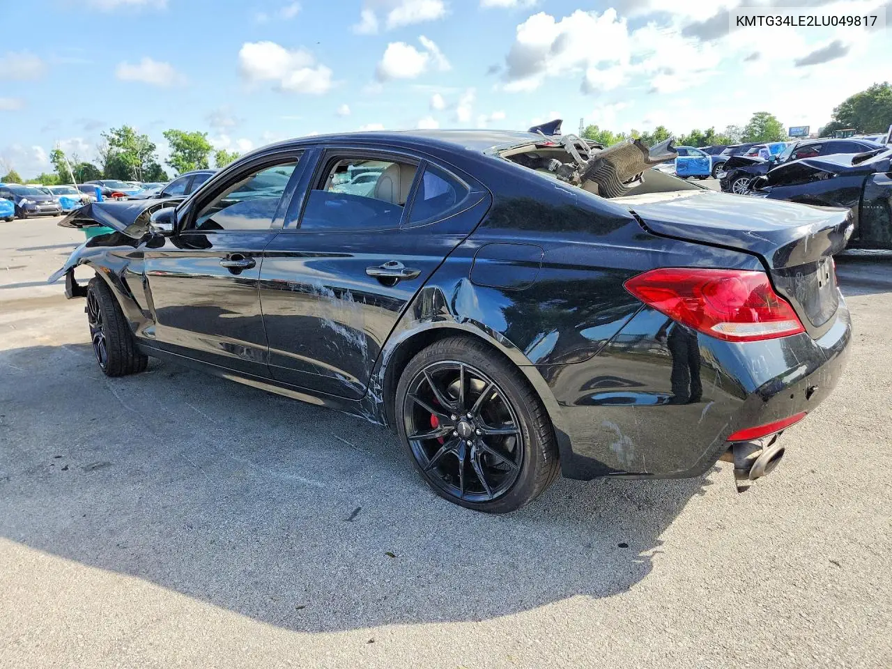2020 Genesis G70 3.3T VIN: KMTG34LE2LU049817 Lot: 57115446