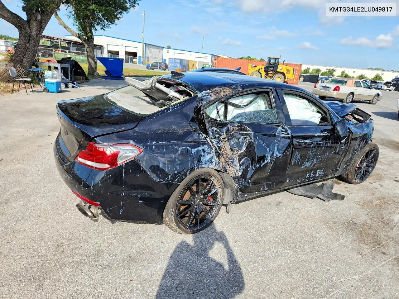2020 Genesis G70 3.3T VIN: KMTG34LE2LU049817 Lot: 57115446