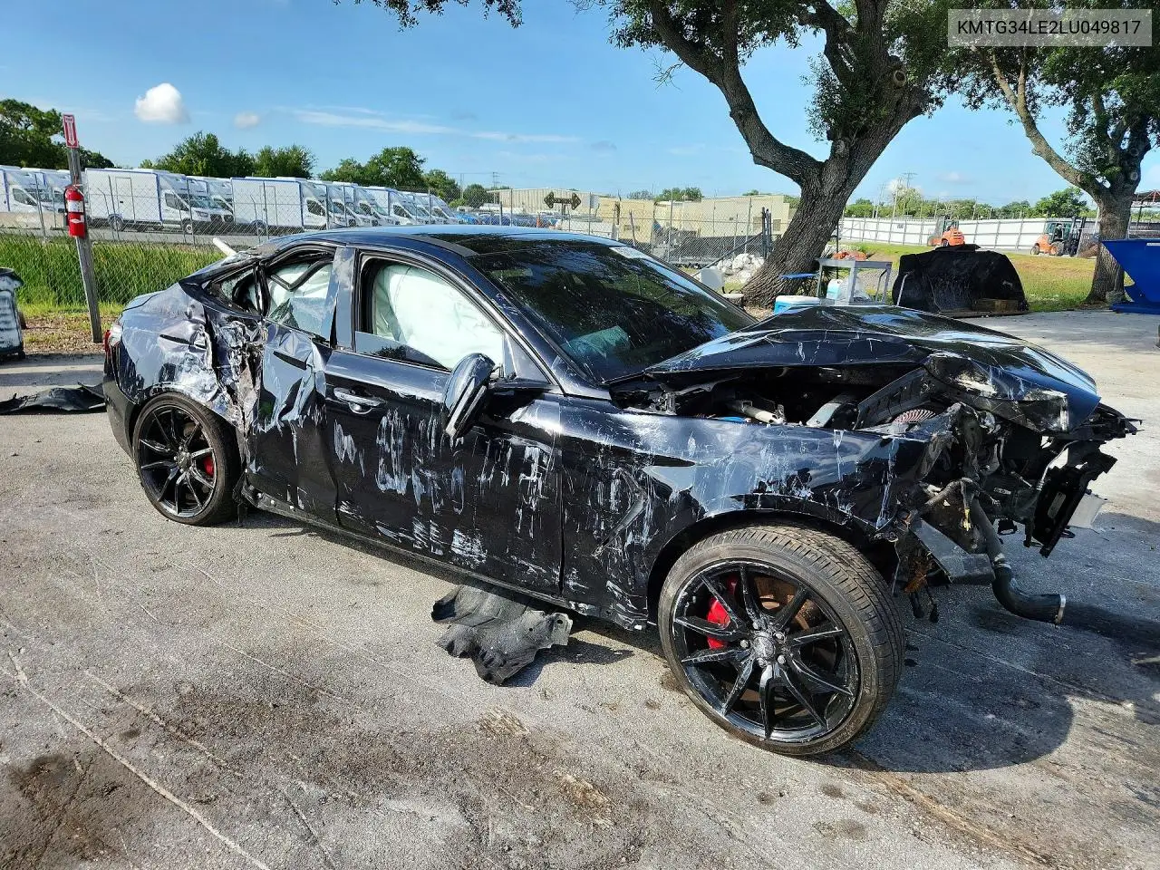 2020 Genesis G70 3.3T VIN: KMTG34LE2LU049817 Lot: 57115446