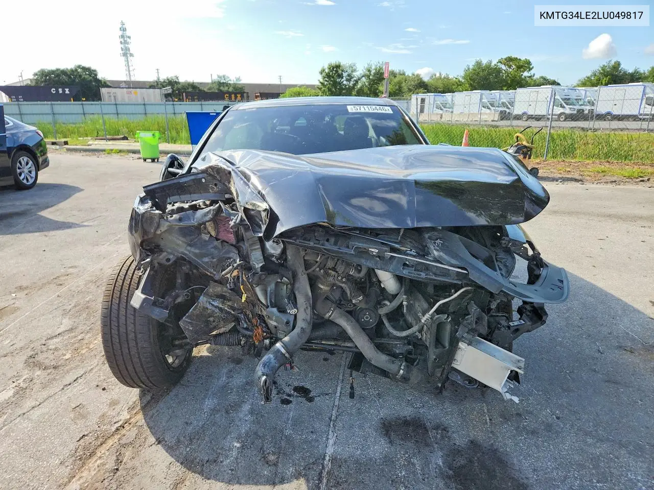 2020 Genesis G70 3.3T VIN: KMTG34LE2LU049817 Lot: 57115446