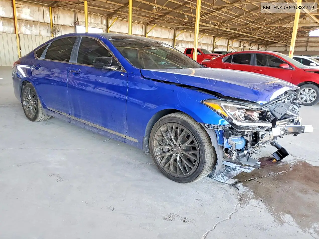 2020 Genesis G80 3.3T Sport VIN: KMTFN4JB5LU334719 Lot: 57732706