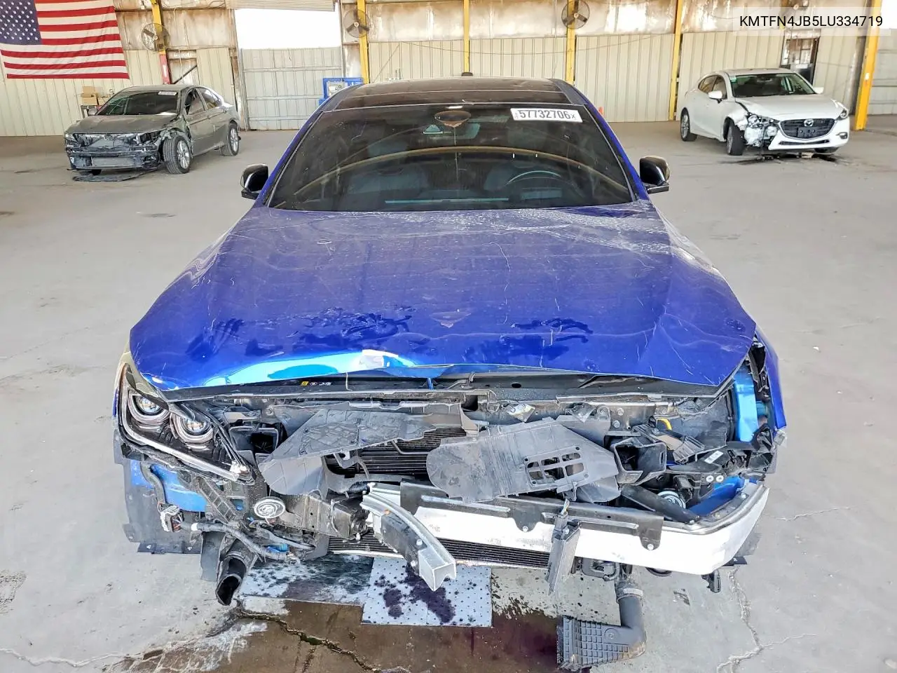2020 Genesis G80 3.3T Sport VIN: KMTFN4JB5LU334719 Lot: 57732706