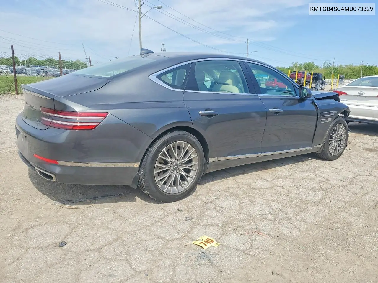 2021 Genesis G80 2.5T VIN: KMTGB4SC4MU073329 Lot: 52142996