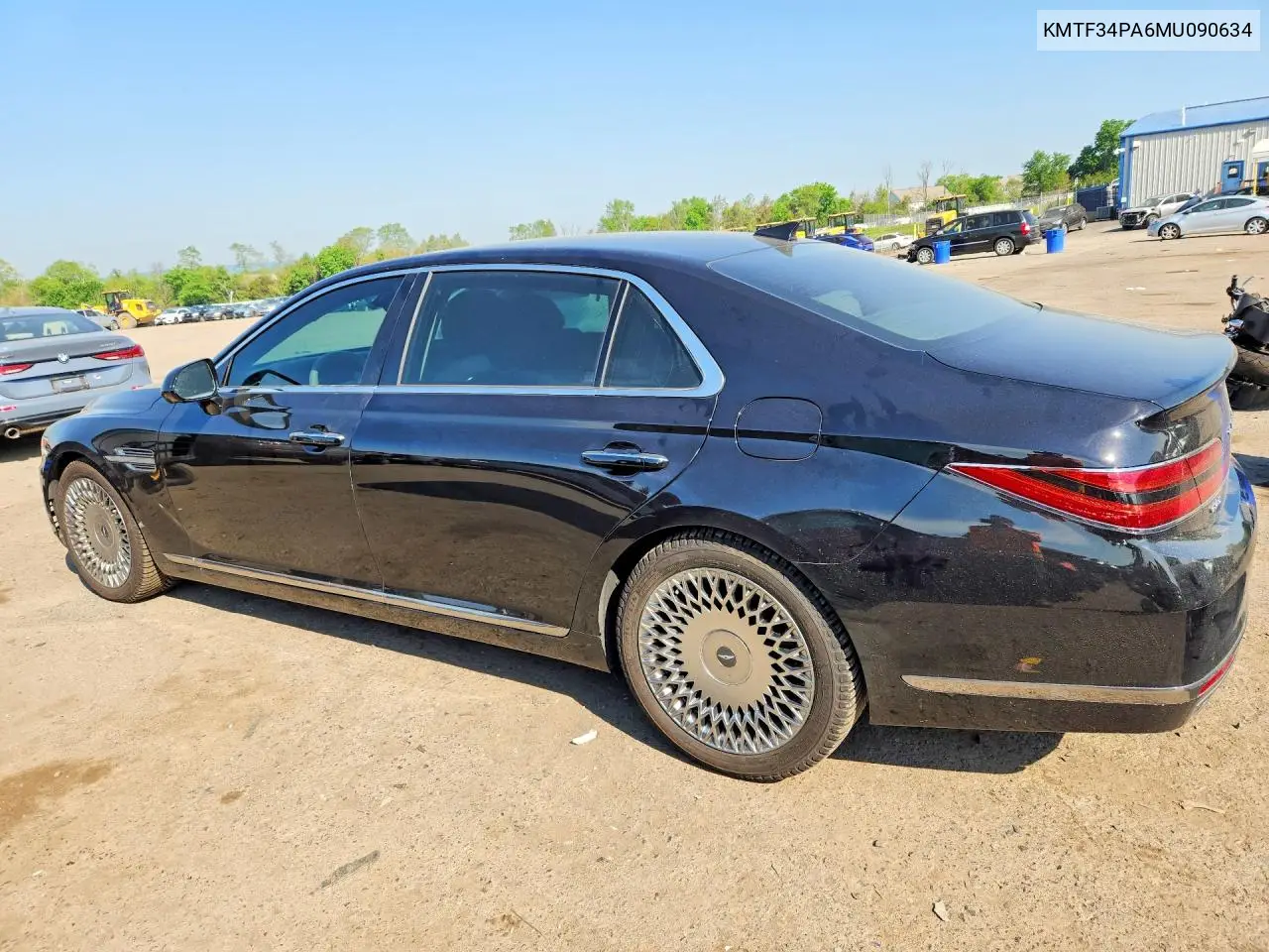 2021 Genesis G90 Premium VIN: KMTF34PA6MU090634 Lot: 54241376