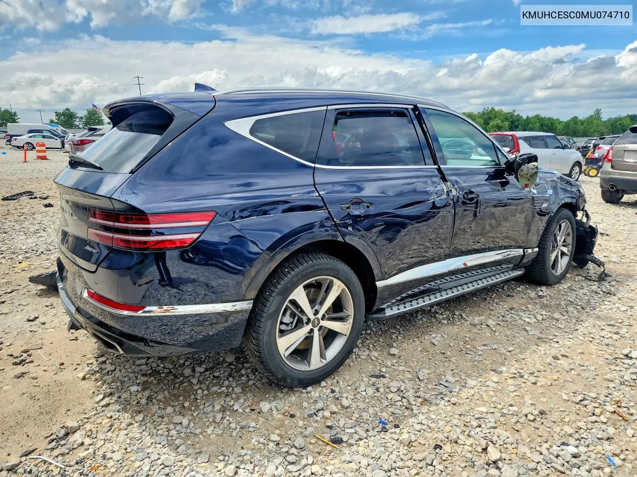 2021 Genesis Gv80 3.5T VIN: KMUHCESC0MU074710 Lot: 56330646