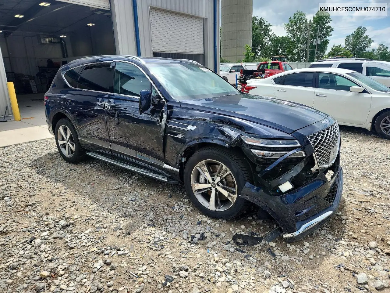 2021 Genesis Gv80 3.5T VIN: KMUHCESC0MU074710 Lot: 56330646