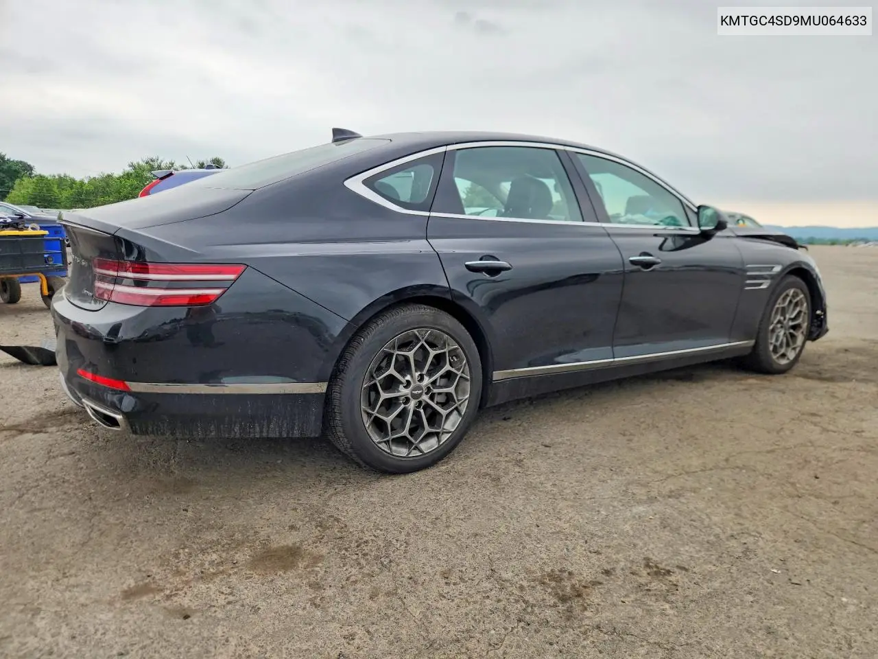 2021 Genesis G80 3.5T VIN: KMTGC4SD9MU064633 Lot: 56892956
