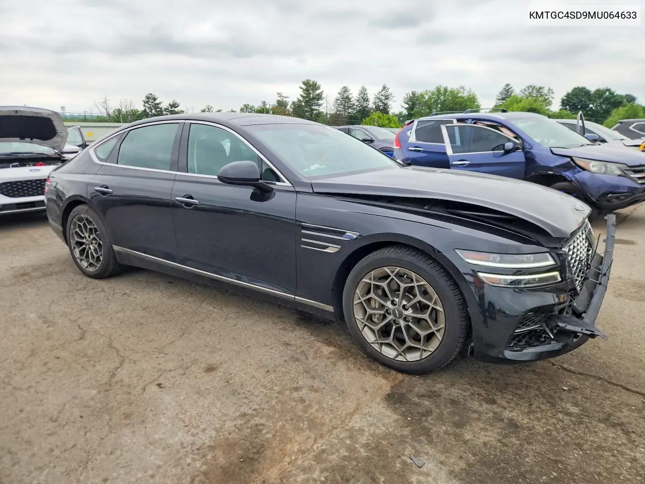 2021 Genesis G80 3.5T VIN: KMTGC4SD9MU064633 Lot: 56892956