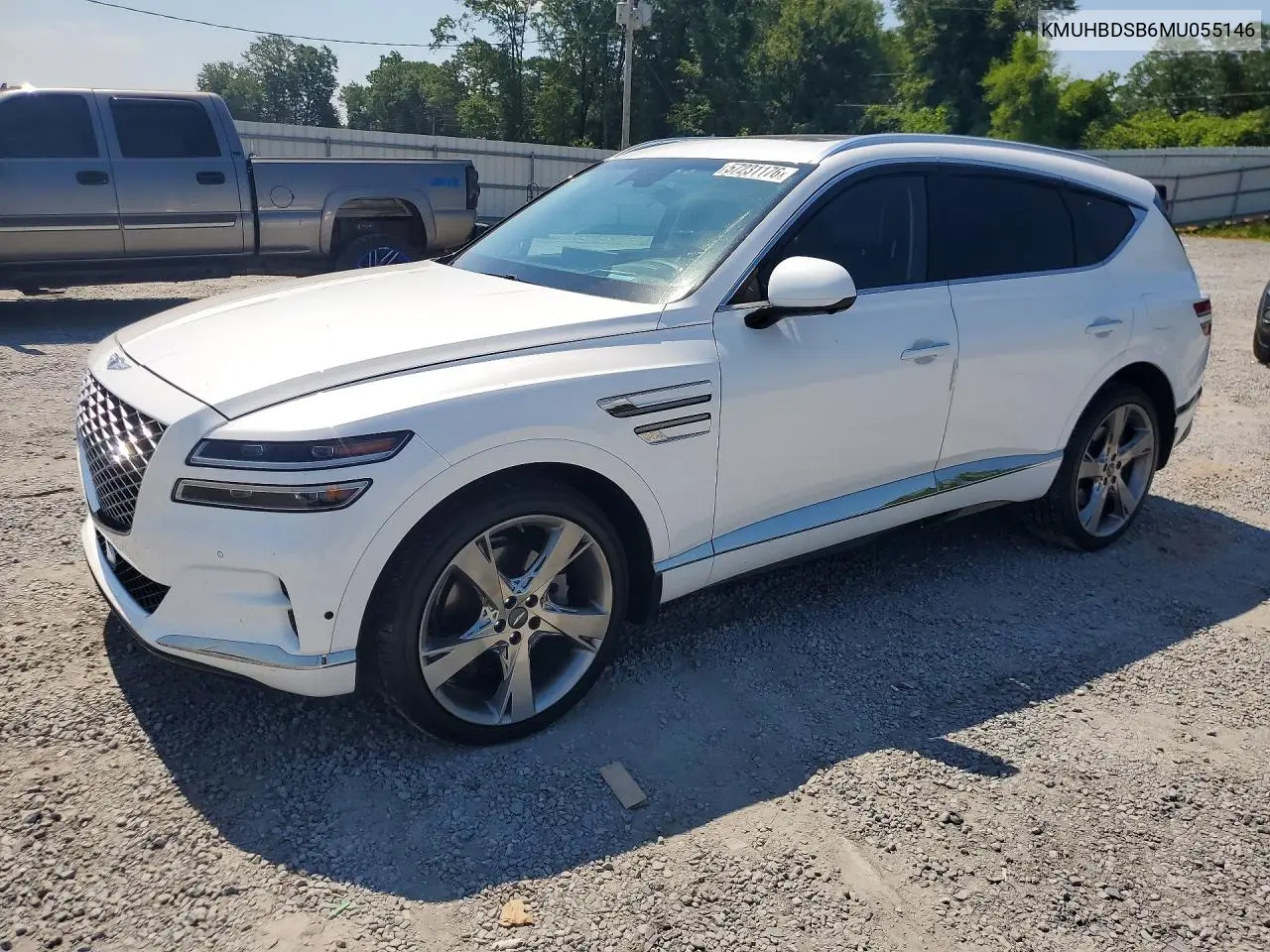 2021 Genesis Gv80 2.5T VIN: KMUHBDSB6MU055146 Lot: 57231176