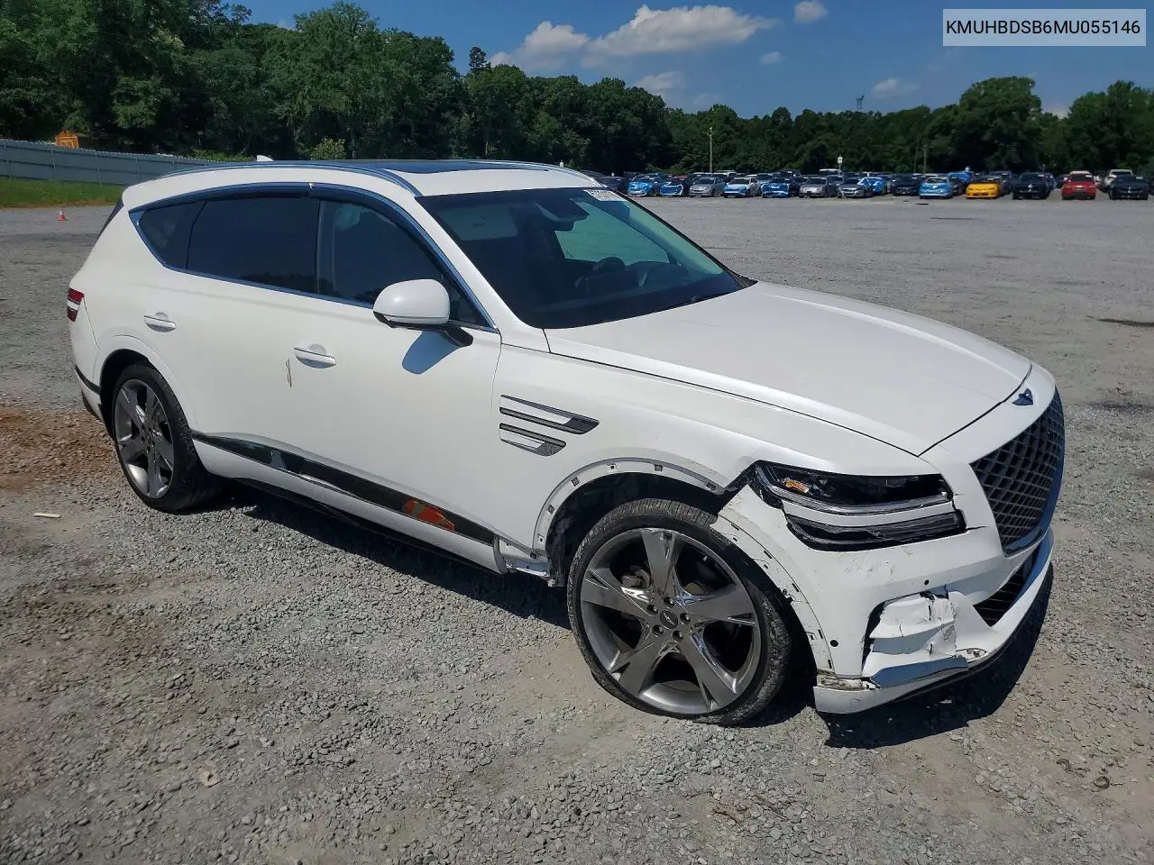 2021 Genesis Gv80 2.5T VIN: KMUHBDSB6MU055146 Lot: 57231176