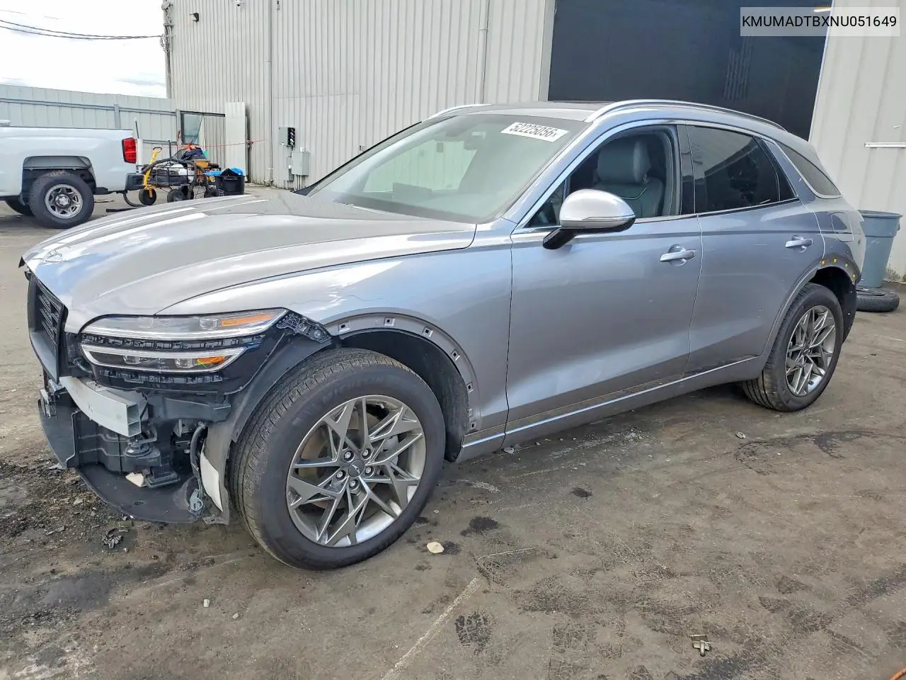 2022 Genesis Gv70 2.5T Standard VIN: KMUMADTBXNU051649 Lot: 52225056
