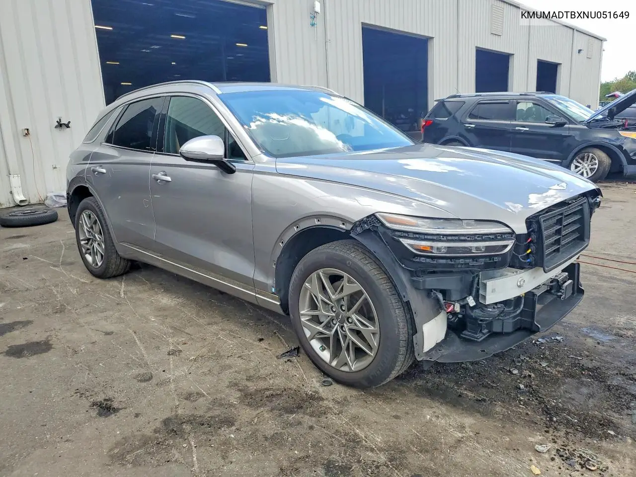 2022 Genesis Gv70 2.5T Standard VIN: KMUMADTBXNU051649 Lot: 52225056