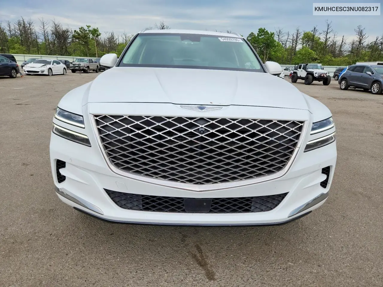 2022 Genesis Gv80 3.5T VIN: KMUHCESC3NU082317 Lot: 54999786