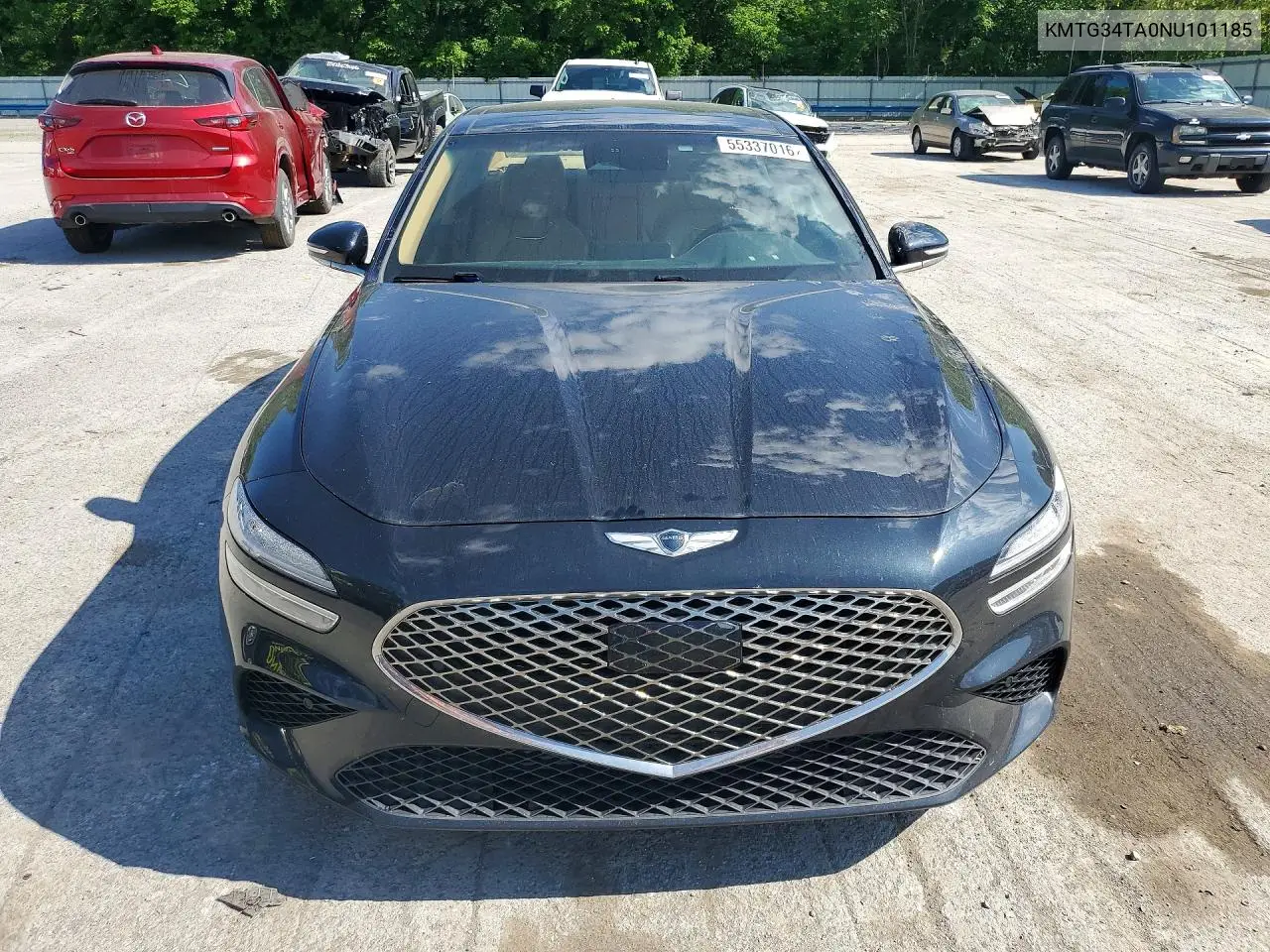 2022 Genesis G70 2.0T VIN: KMTG34TA0NU101185 Lot: 55337016