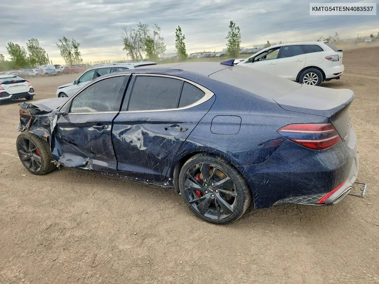 2022 Genesis G70 3.3T, 3.3T Sport Advanced, 3.3 VIN: KMTG54TE5NU083537 Lot: 55510106
