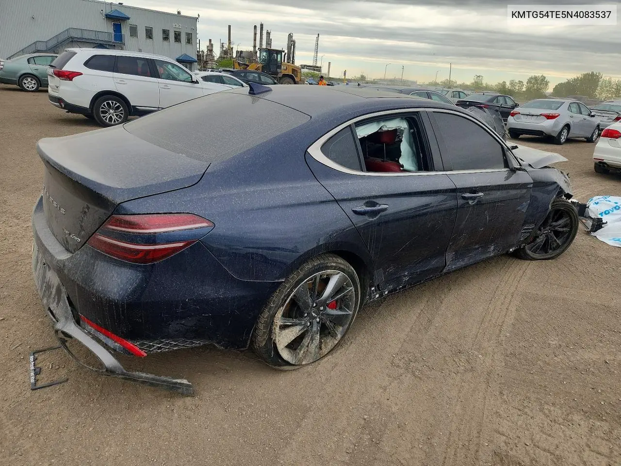 2022 Genesis G70 3.3T, 3.3T Sport Advanced, 3.3 VIN: KMTG54TE5NU083537 Lot: 55510106