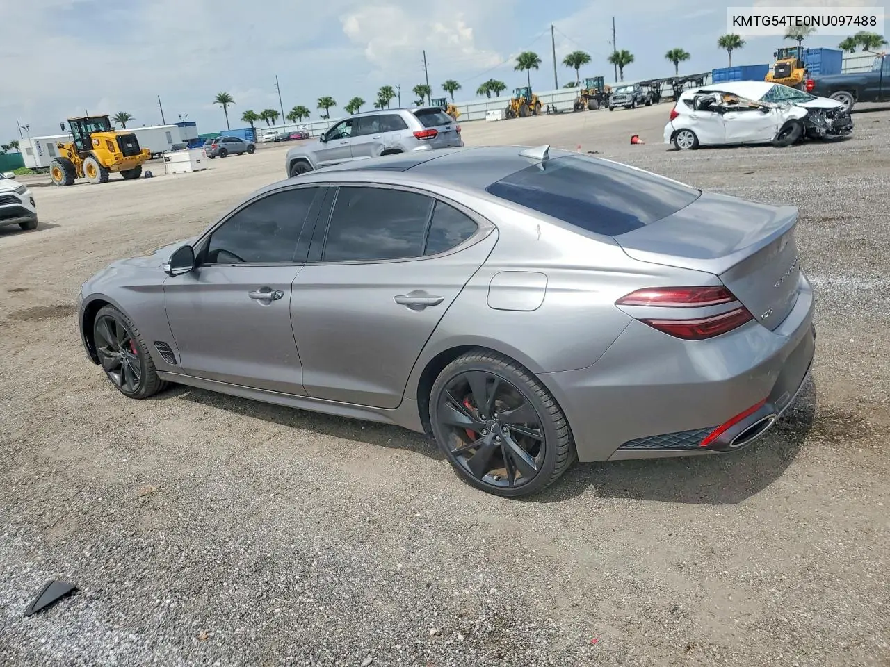 2022 Genesis G70 3.3T Standard VIN: KMTG54TE0NU097488 Lot: 55727656