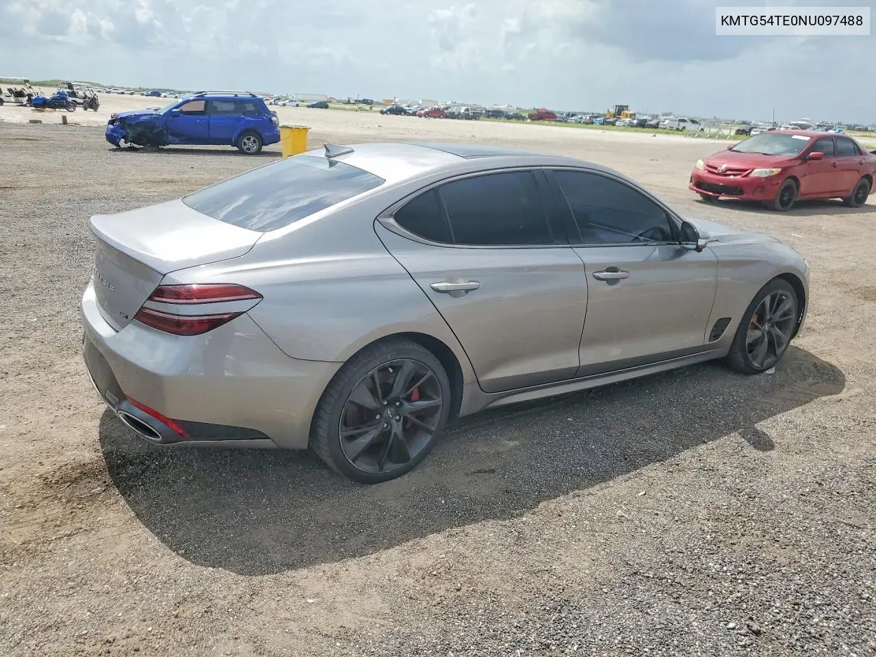 2022 Genesis G70 3.3T Standard VIN: KMTG54TE0NU097488 Lot: 55727656