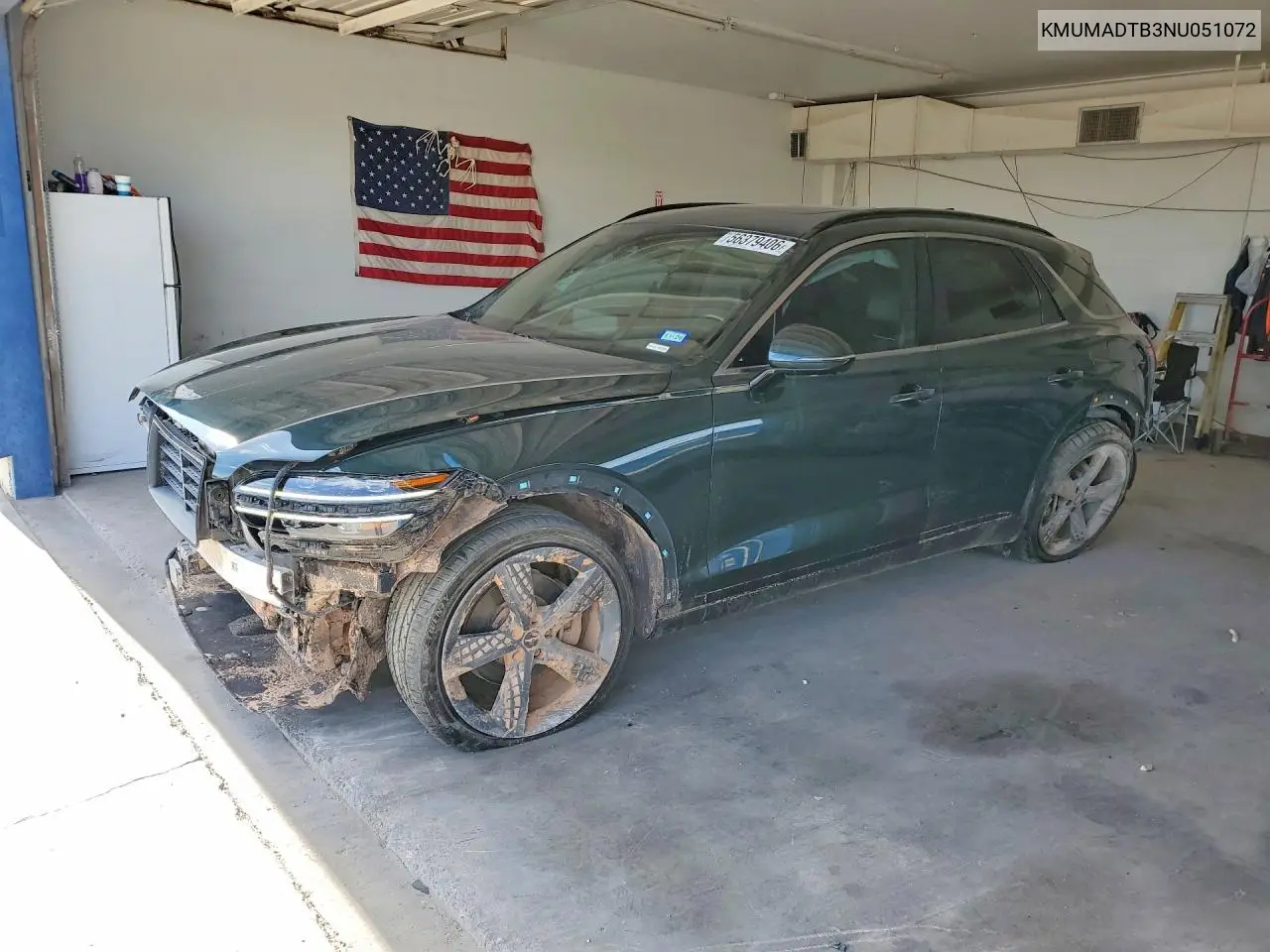2022 Genesis Gv70 2.5T Standard VIN: KMUMADTB3NU051072 Lot: 56379406