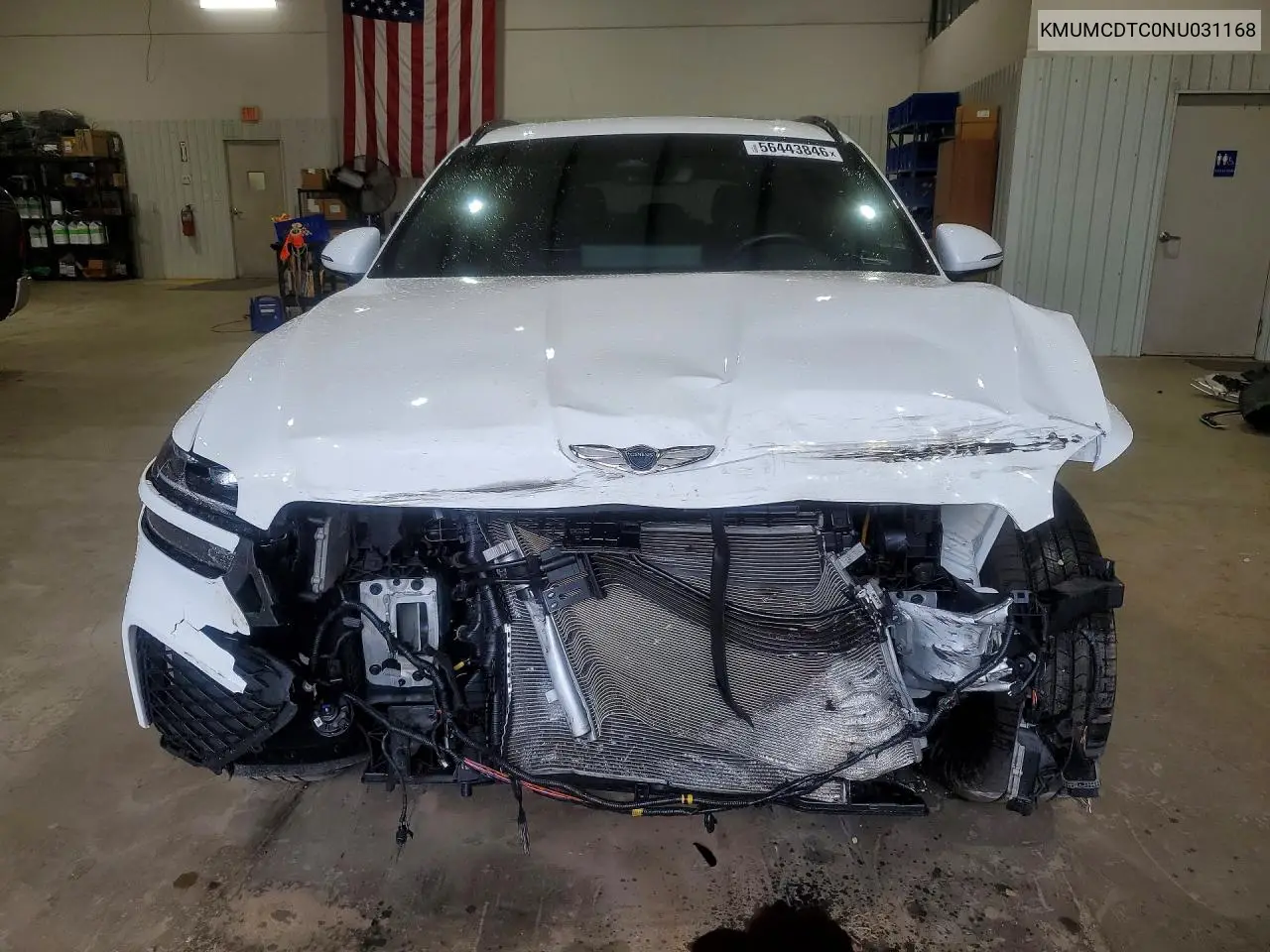 2022 Genesis Gv70 3.5T Sport VIN: KMUMCDTC0NU031168 Lot: 56443846