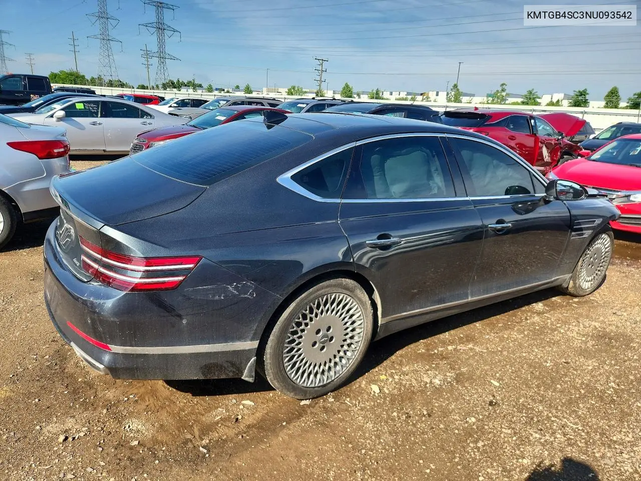2022 Genesis G80 2.5T VIN: KMTGB4SC3NU093542 Lot: 56984826