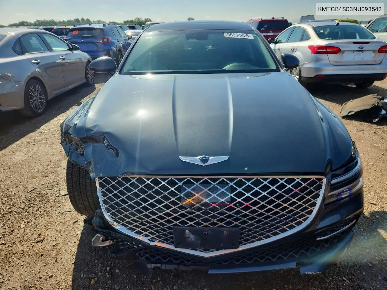 2022 Genesis G80 2.5T VIN: KMTGB4SC3NU093542 Lot: 56984826