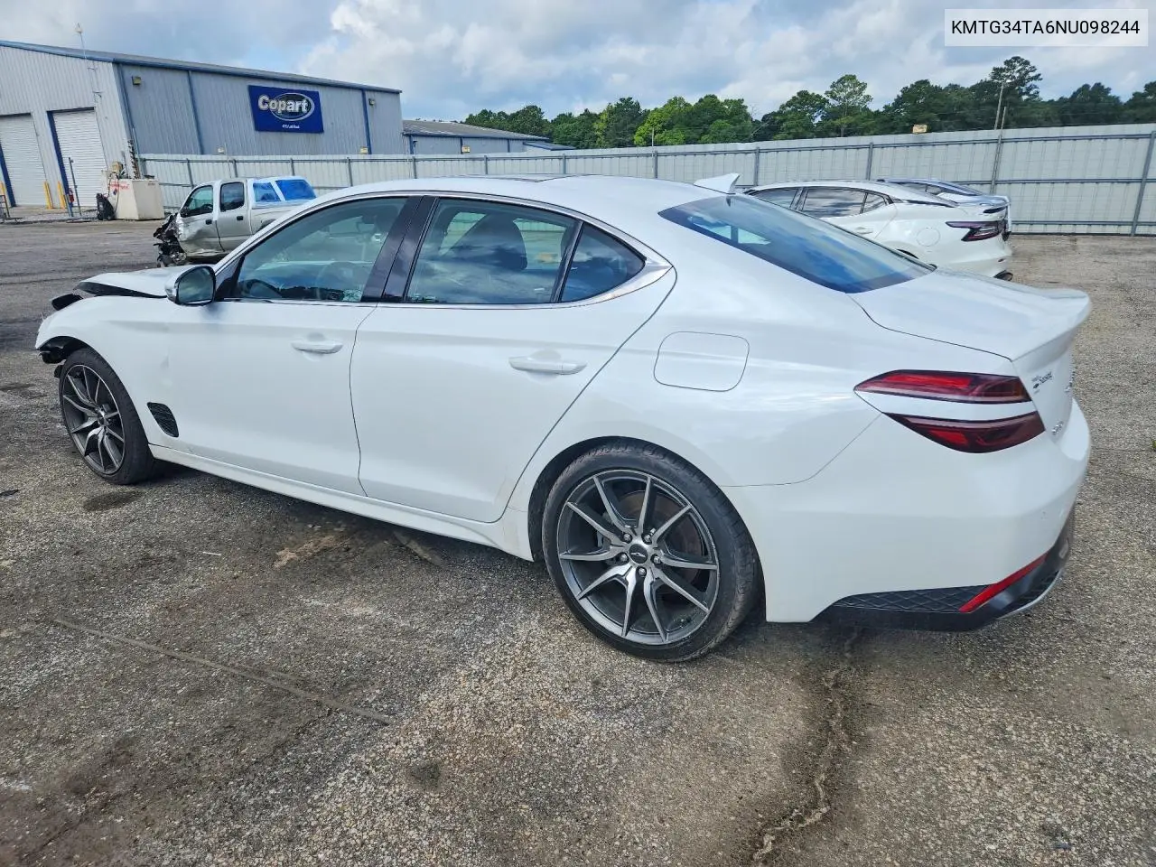 2022 Genesis G70 2.0T VIN: KMTG34TA6NU098244 Lot: 58027266