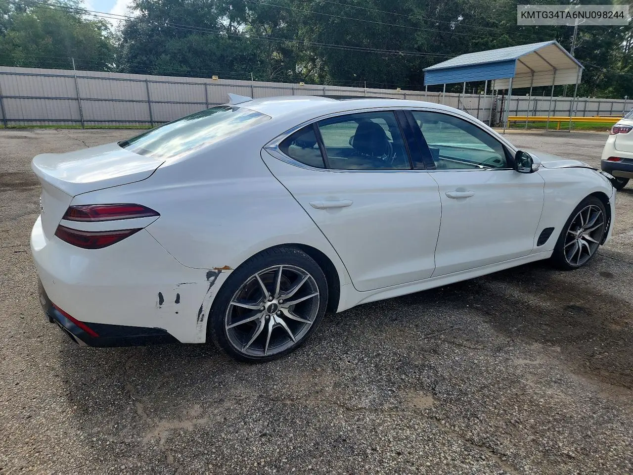 2022 Genesis G70 2.0T VIN: KMTG34TA6NU098244 Lot: 58027266