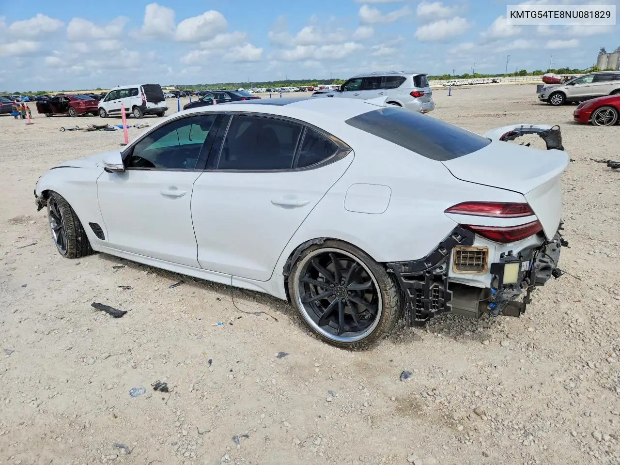 2022 Genesis G70 3.3T Standard VIN: KMTG54TE8NU081829 Lot: 59539016