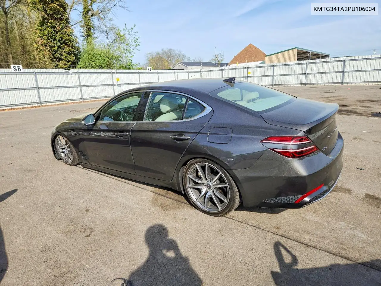 2023 Genesis G70 2.0T VIN: KMTG34TA2PU106004 Lot: 50083706