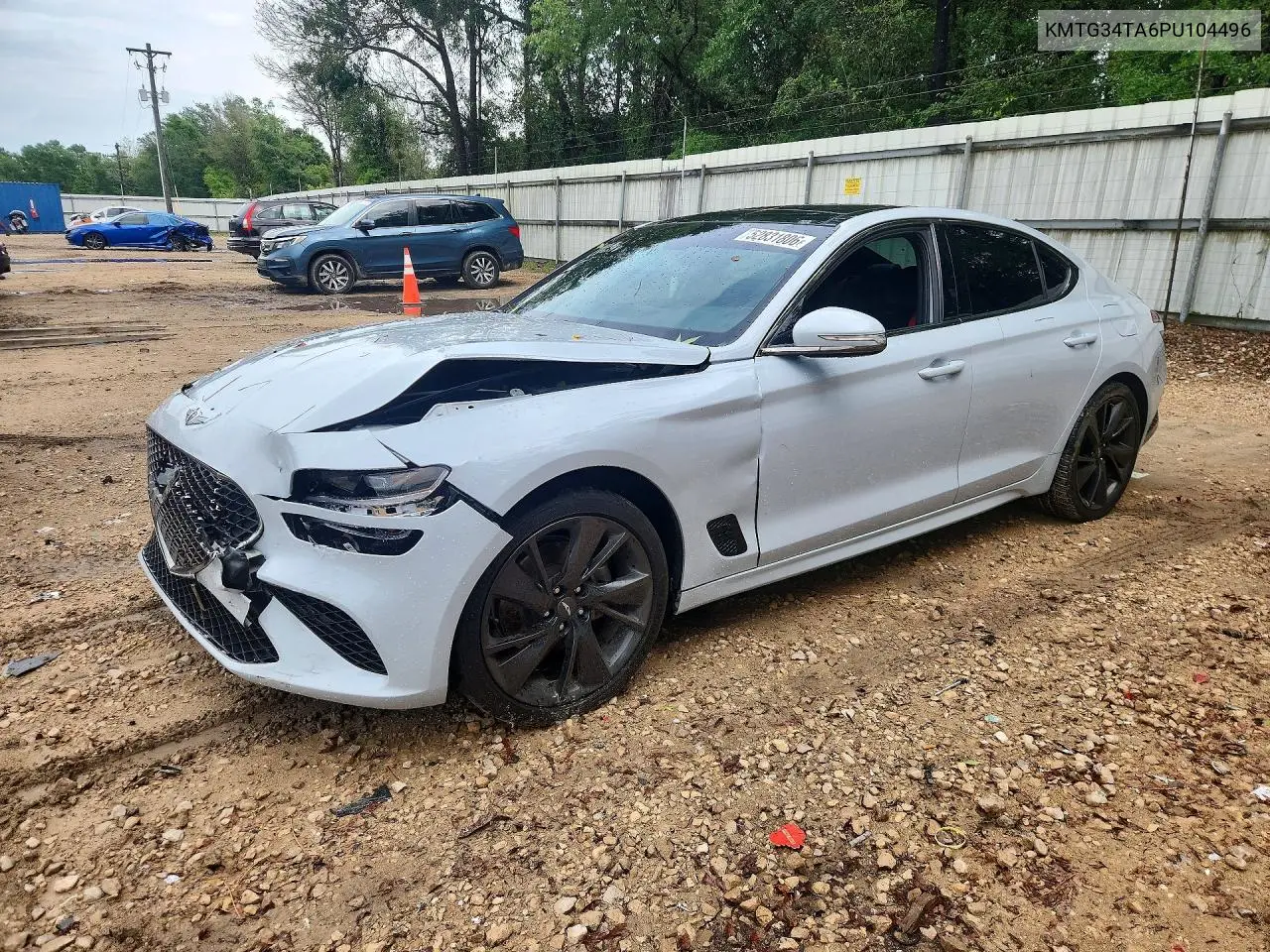 2023 Genesis G70 2.0T VIN: KMTG34TA6PU104496 Lot: 52831806