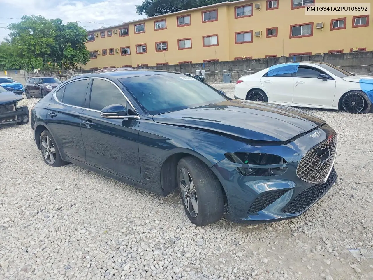 2023 Genesis G70 2.0T VIN: KMTG34TA2PU106892 Lot: 55328326