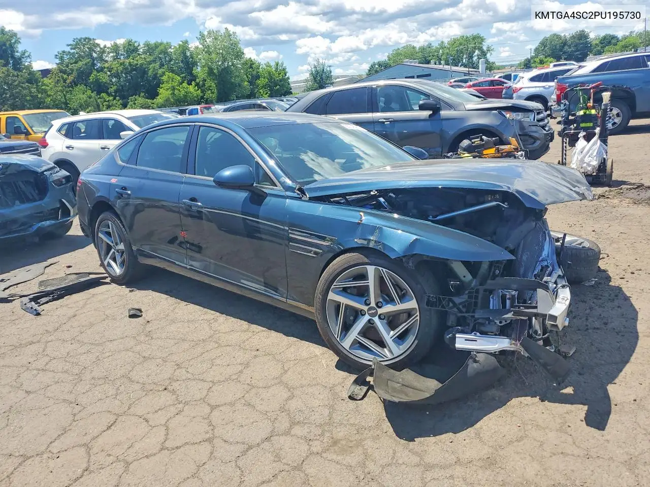 2023 Genesis G80 Sport Prestige VIN: KMTGA4SC2PU195730 Lot: 55746986