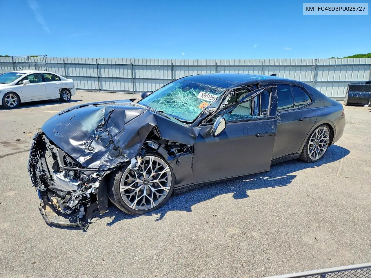 2023 Genesis G90 3.5T E-Supercharger VIN: KMTFC4SD3PU028727 Lot: 55951256