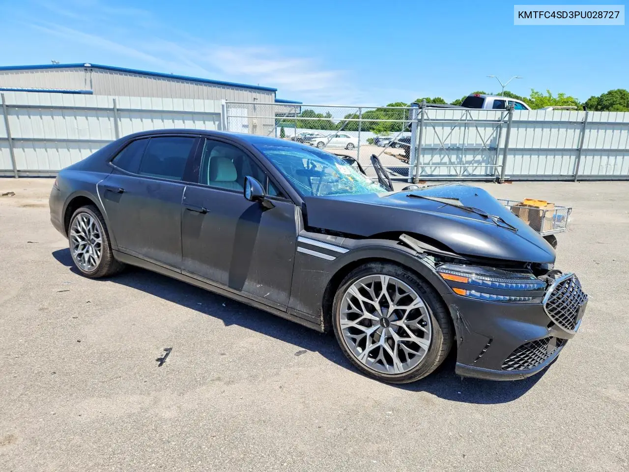 2023 Genesis G90 3.5T E-Supercharger VIN: KMTFC4SD3PU028727 Lot: 55951256