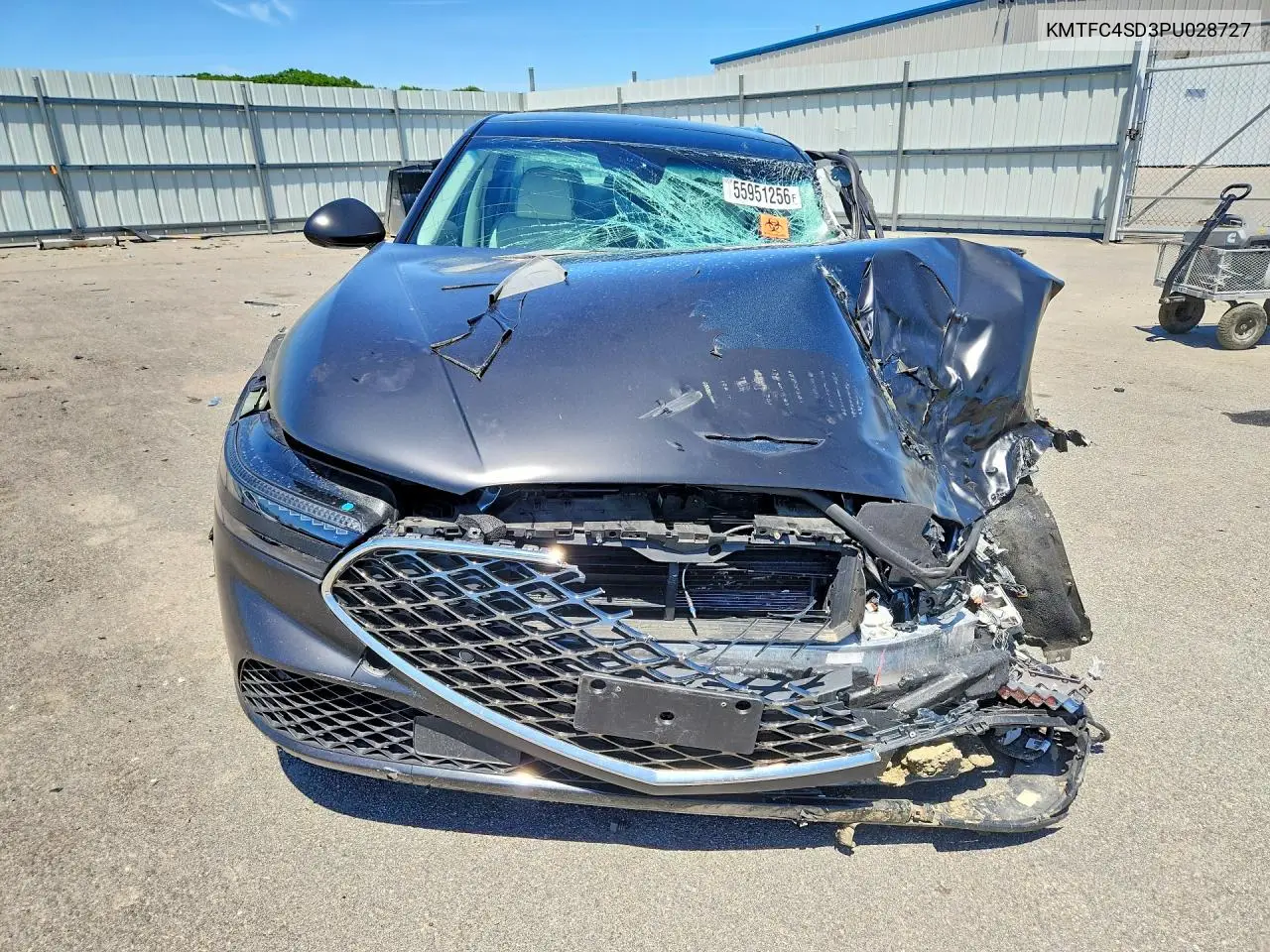 2023 Genesis G90 3.5T E-Supercharger VIN: KMTFC4SD3PU028727 Lot: 55951256