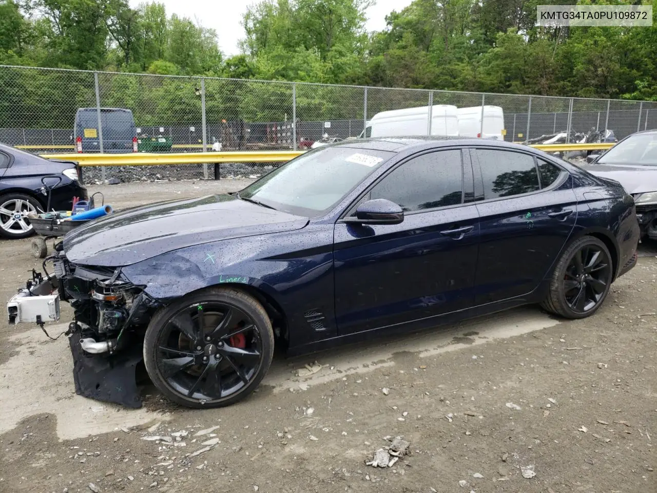 2023 Genesis G70 Base VIN: KMTG34TA0PU109872 Lot: 55956015