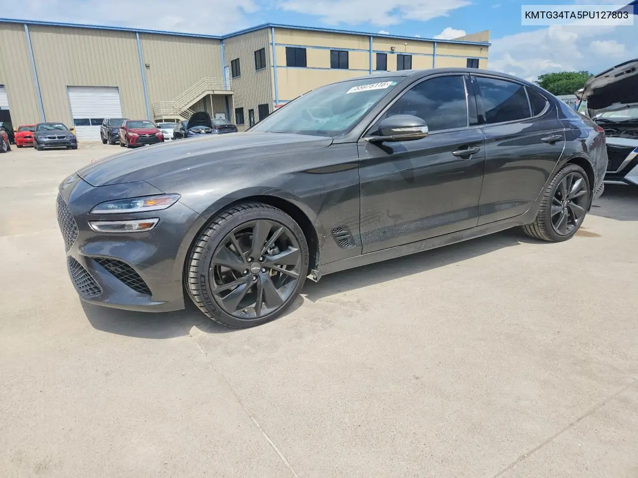 2023 Genesis G70 2.0T VIN: KMTG34TA5PU127803 Lot: 55976116